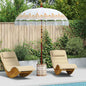 JUNG Vida Balinesischer Sonnenschirm mit Sockel Creme 185 x 185 x 260 cm