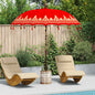 JUNG Vida Balinesischer Sonnenschirm mit Sockel Rot 215 x 215 x 260 cm