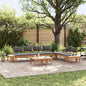 JUNG Vida Gartensofa-set 5 pcs Braun und Grau
