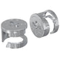 JUNG Vida Zapfenschloss-Muttern 2 pcs Silber 15 x 11,5 mm Stahl
