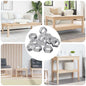 JUNG Vida Sechskantmuttern 12 pcs Silber M6 Eisen