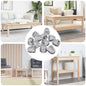 JUNG Vida Eichelmuttern 12 pcs Silber 12,8 x 12,8 x 6,5 cm Eisen
