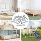 JUNG Vida Holzschraube 8182 pcs Silber M4 x 28 mm Eisen