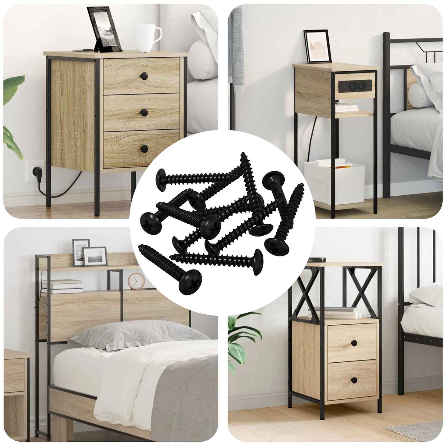 JUNG Vida Gewindeschneider Nagel 8219 pcs Schwarz Stahl