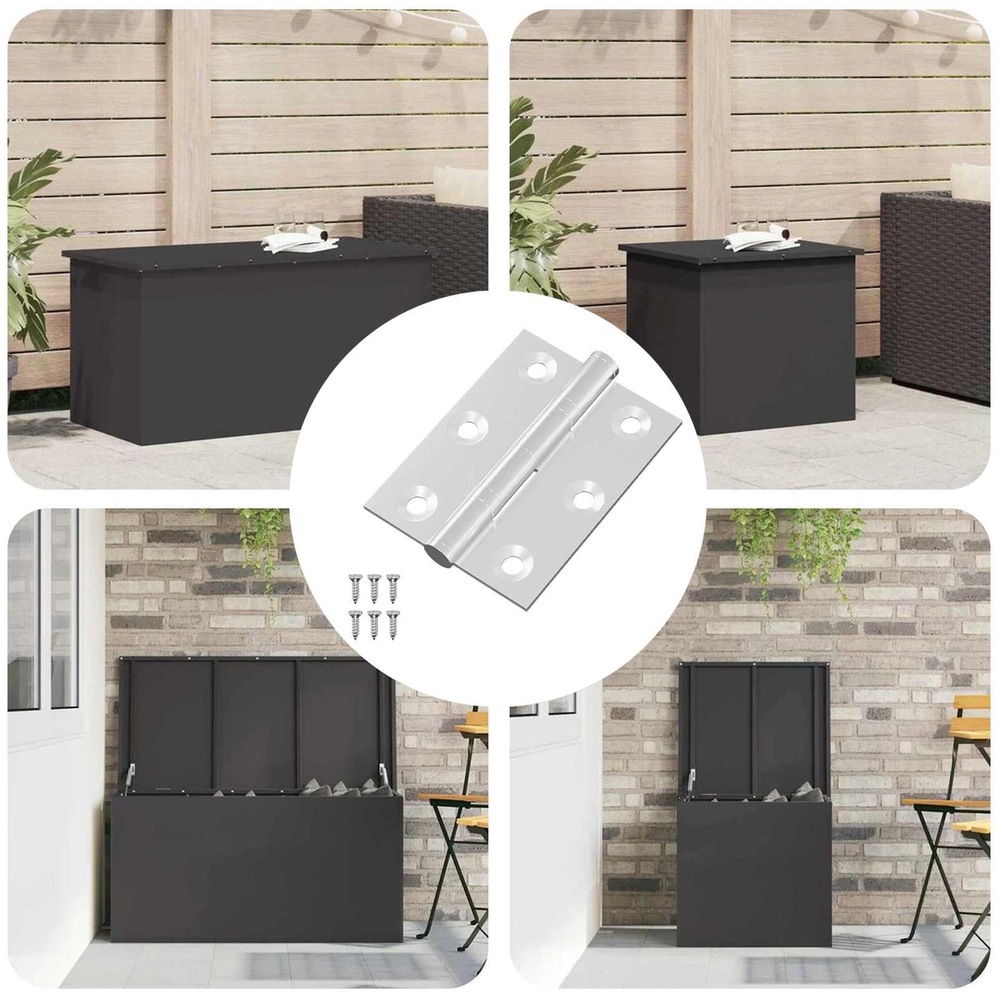 JUNG Vida Scharnier 720 pcs Silber 50 x 38 x 1,3 mm Stahl