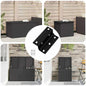 JUNG Vida Scharnier 537 pcs Schwarz 38 x 17 x 60 mm Eisen