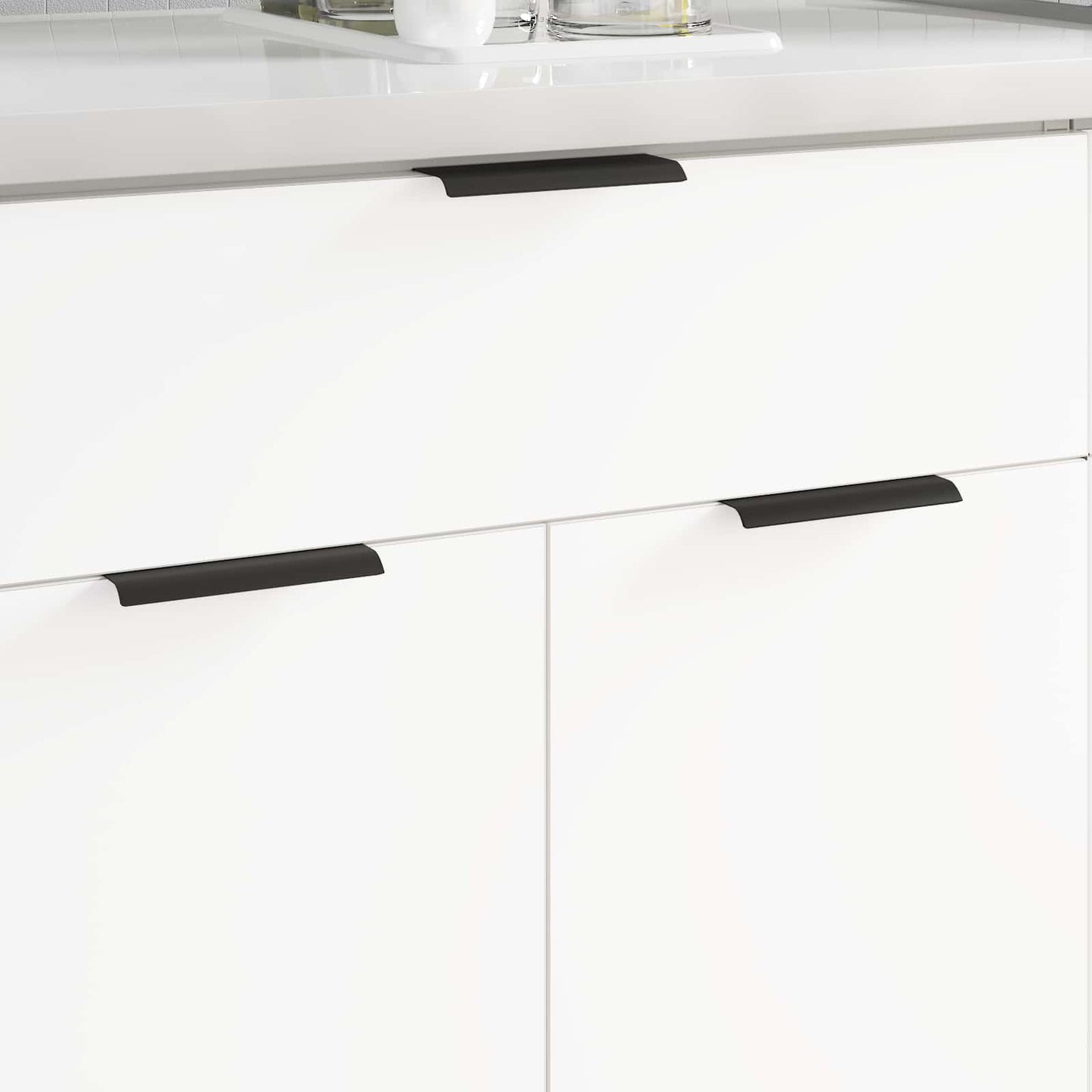 JUNG Vida Griff 12 pcs Schwarz 120 x 39,6 x 17 mm Aluminium