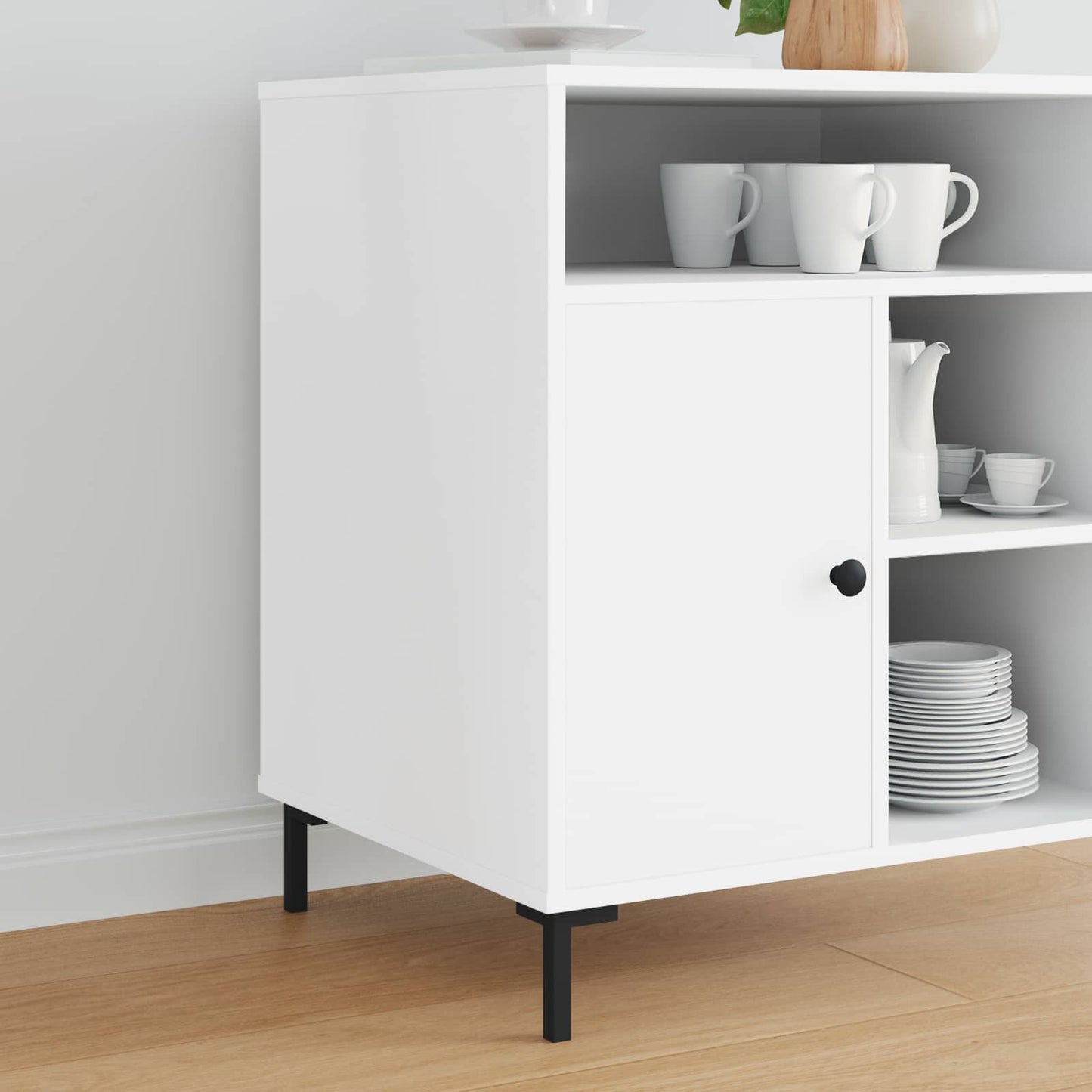 JUNG Vida Standfüße 2 pcs Schwarz 57 x 57 x 100 mm Eisen