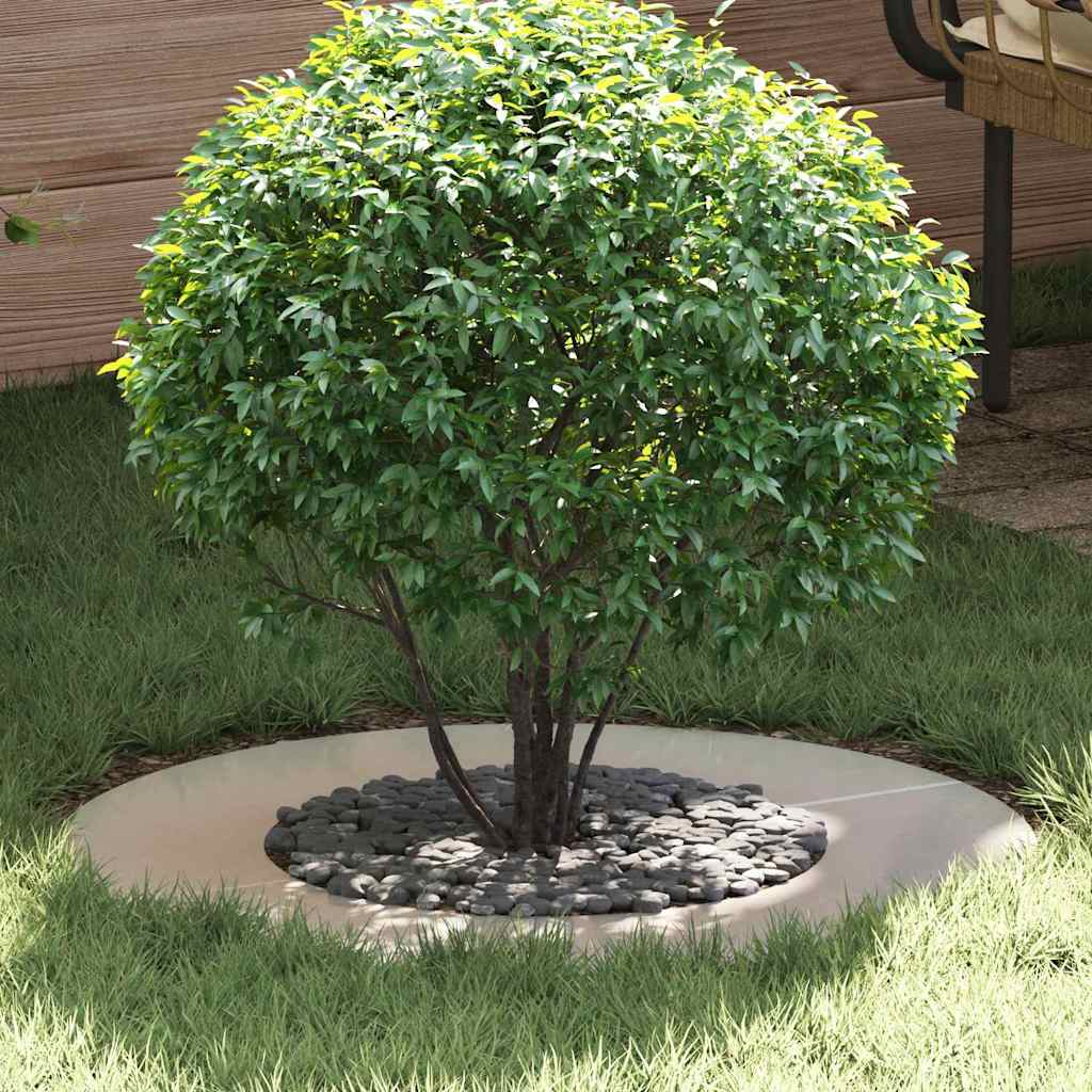 JUNG Vida geeignet für flachen Baumring Silber Ø40 / 70 cm Edelstahl