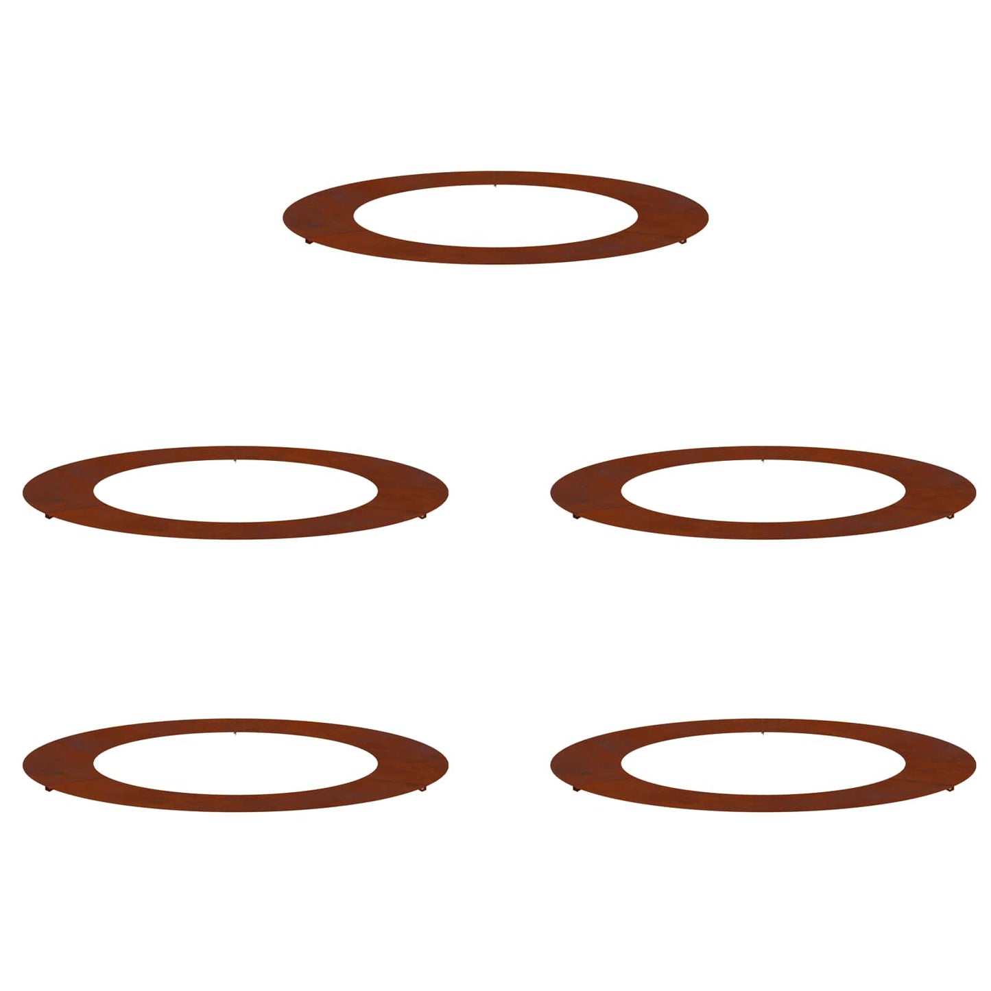 JUNG Vida geeignet für flache Baumringe 5 pcs Braun Ø60 / 90 cm