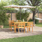 JUNG Vida Garten Essgruppe 5 pcs Braun Massivholz Akazie