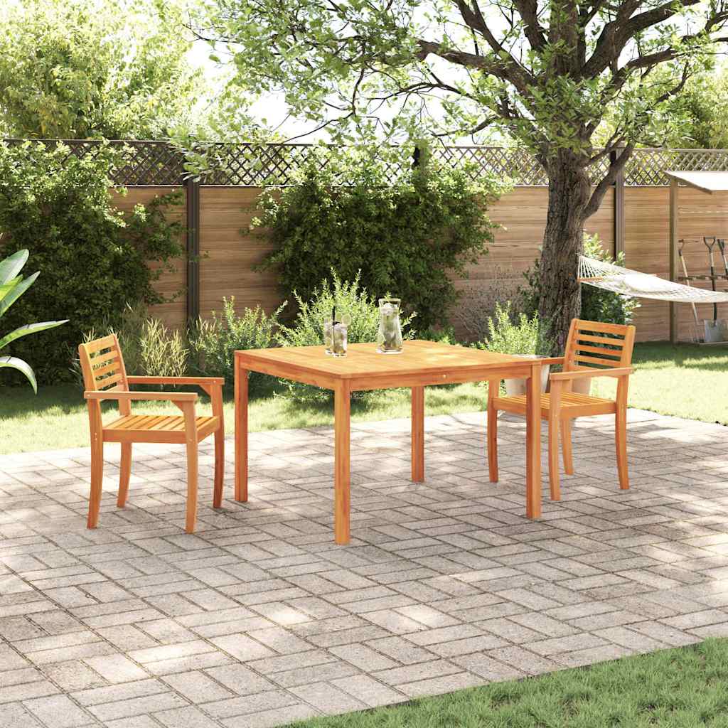 JUNG Vida Garten Essgruppe 3 pcs Braun Massivholz Akazie