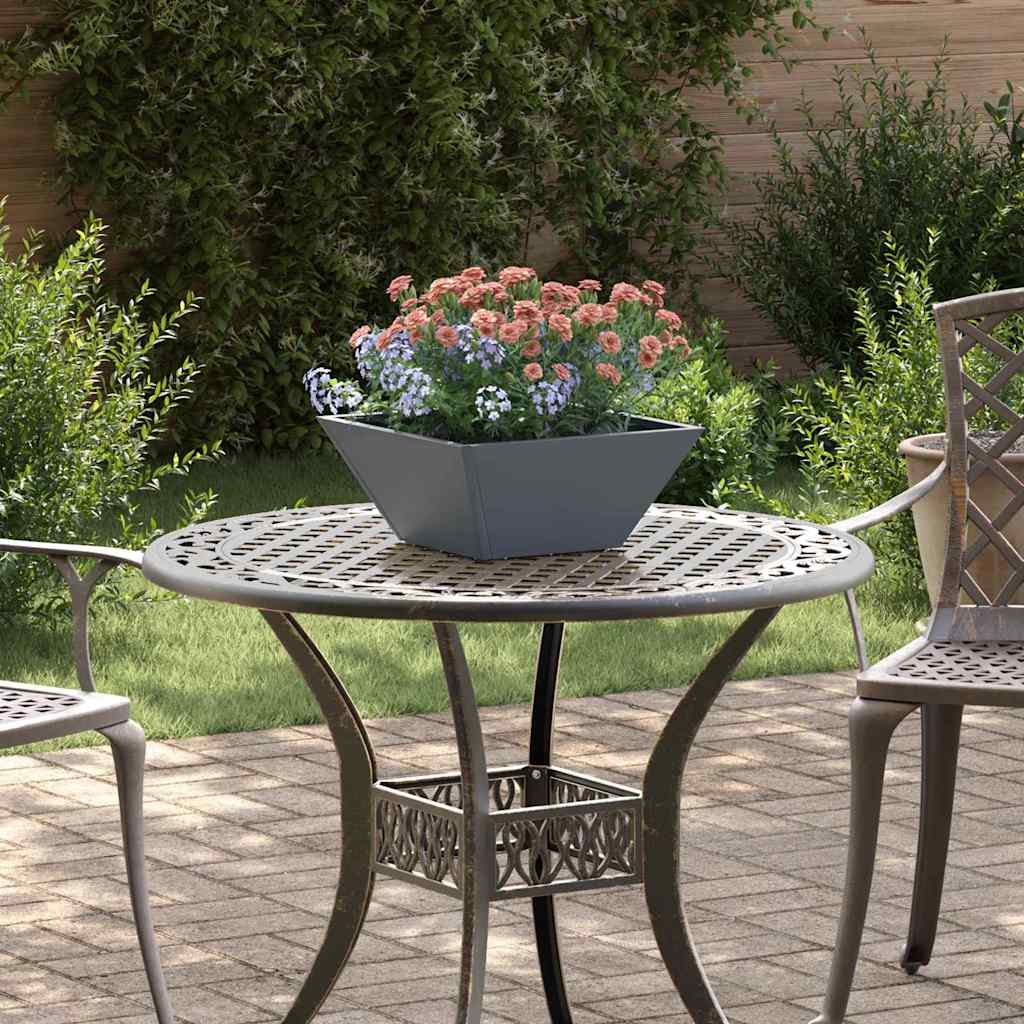 JUNG Vida Garten-Pflanzgefäß 5 pcs Anthrazit 35 x 35 x 15 cm