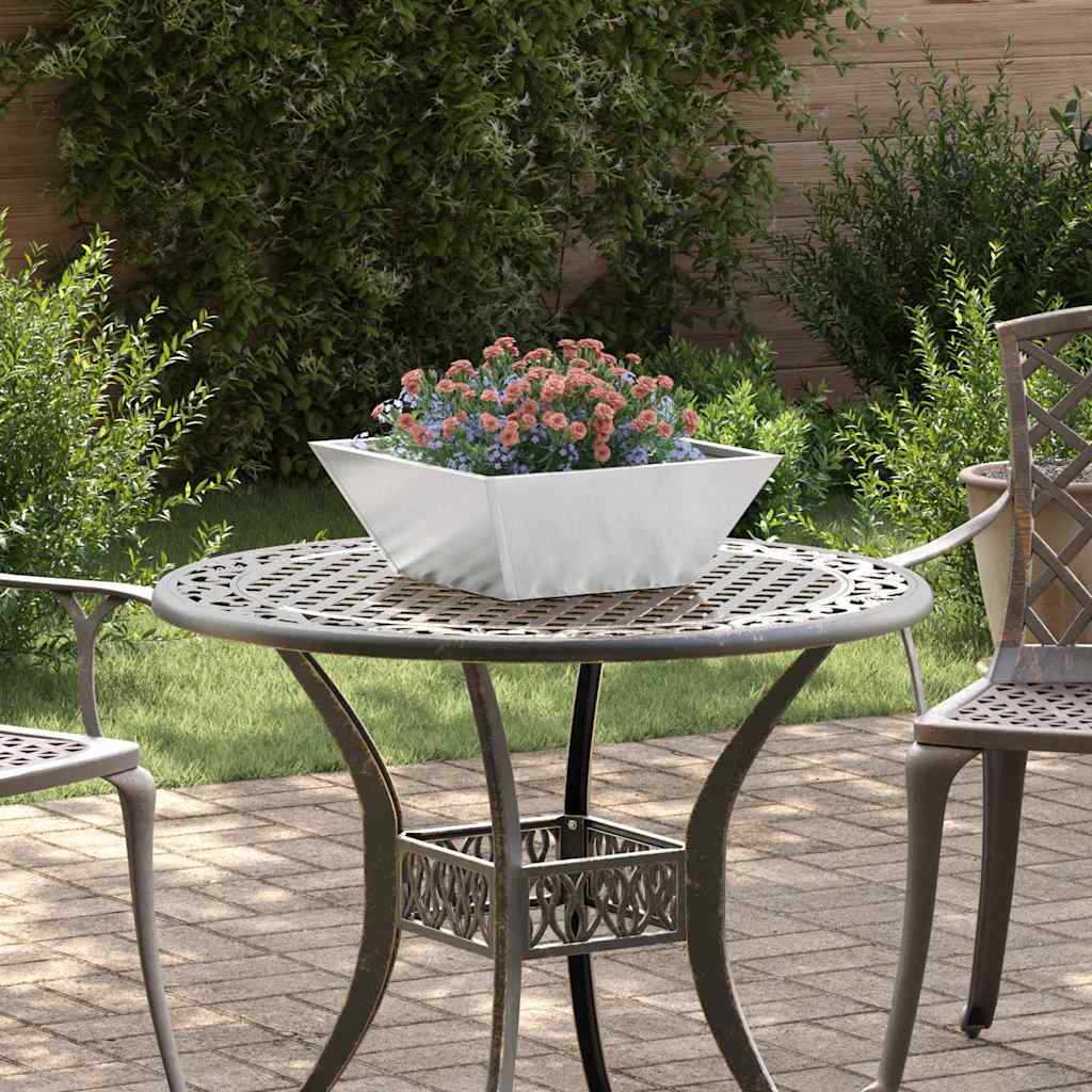JUNG Vida Garten-Pflanzgefäß 5 pcs Silber 40 x 40 x 15 cm Edelstahl
