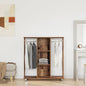 JUNG Vida Kleiderschrank Mit Rad Altholz 102 x 38 x 110 cm Holzwerkstoff