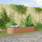 JUNG Vida Hochbeet Braun 240 x 80 x 44 cm Stahl