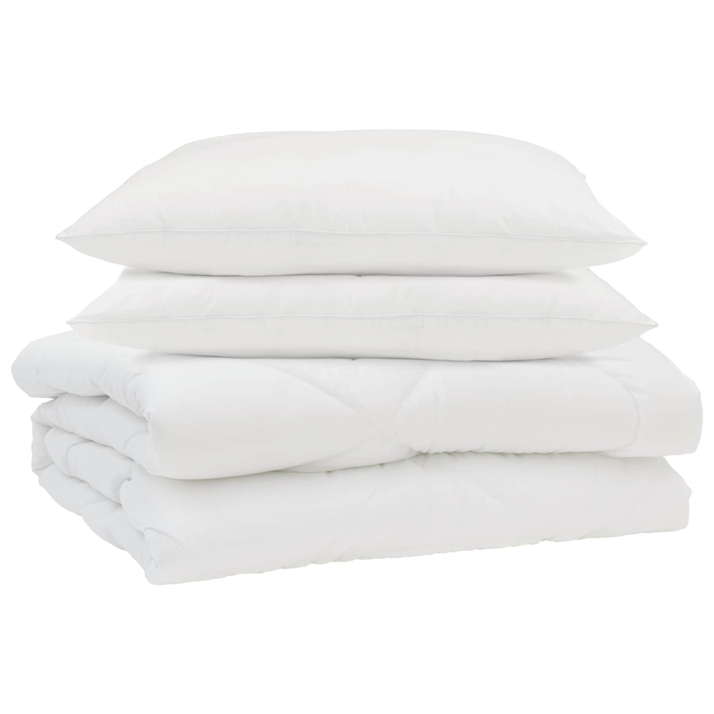 JUNG Vida Sommerdecke mit Kissen 3 pcs Weiß Mikrofaser