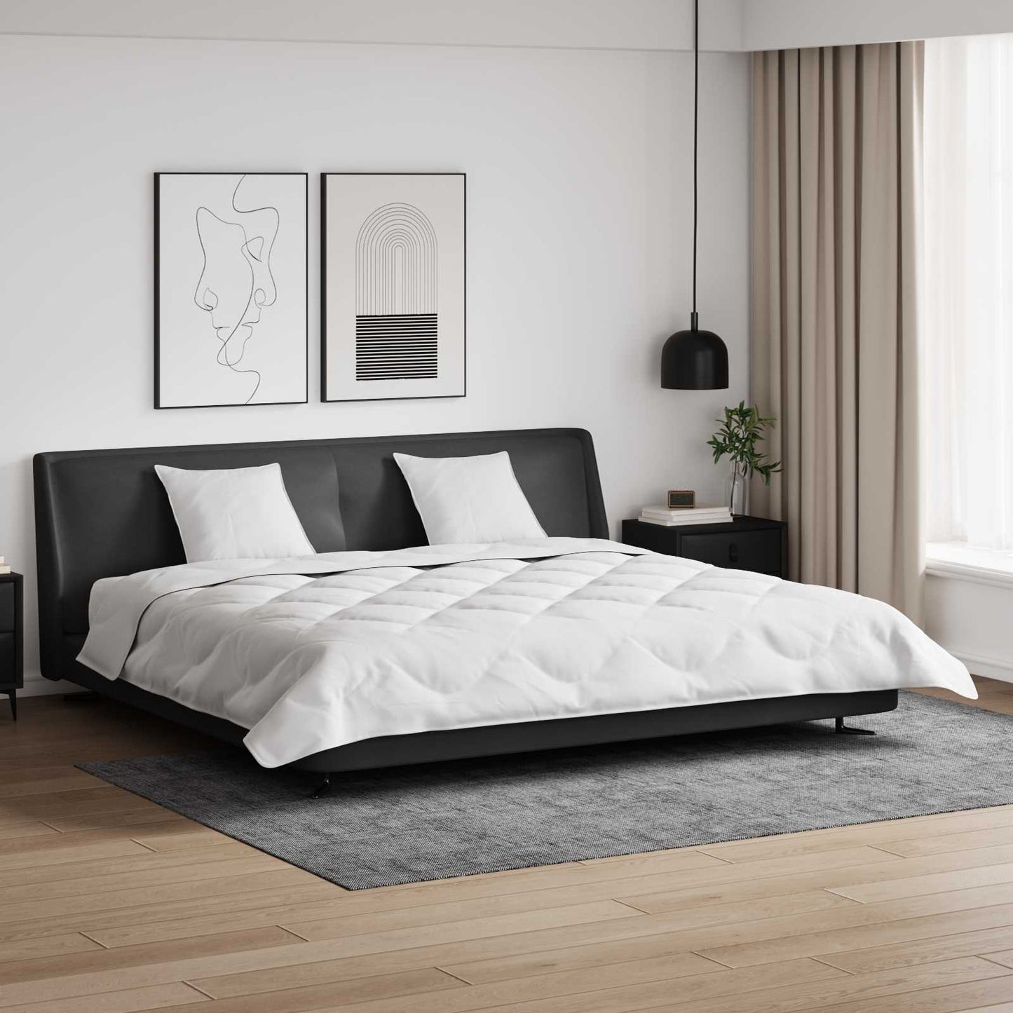 JUNG Vida Winterbettdecke mit Kissen 3 pcs Weiß Mikrofaser