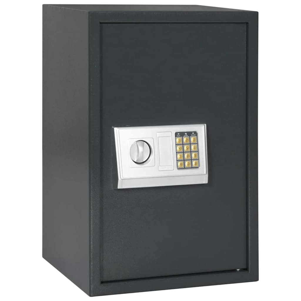 JUNG Vida Digitaler Safe mit Schloss Dunkelgrau 40 x 35 x 60 cm Stahl