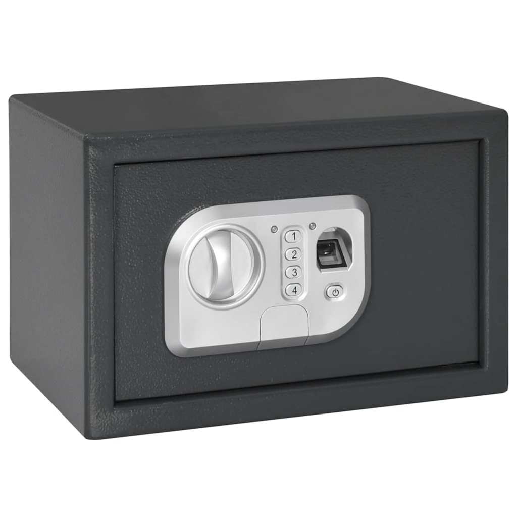 JUNG Vida Digitaler Safe mit Schloss Dunkelgrau 31 x 20 x 20 cm Stahl