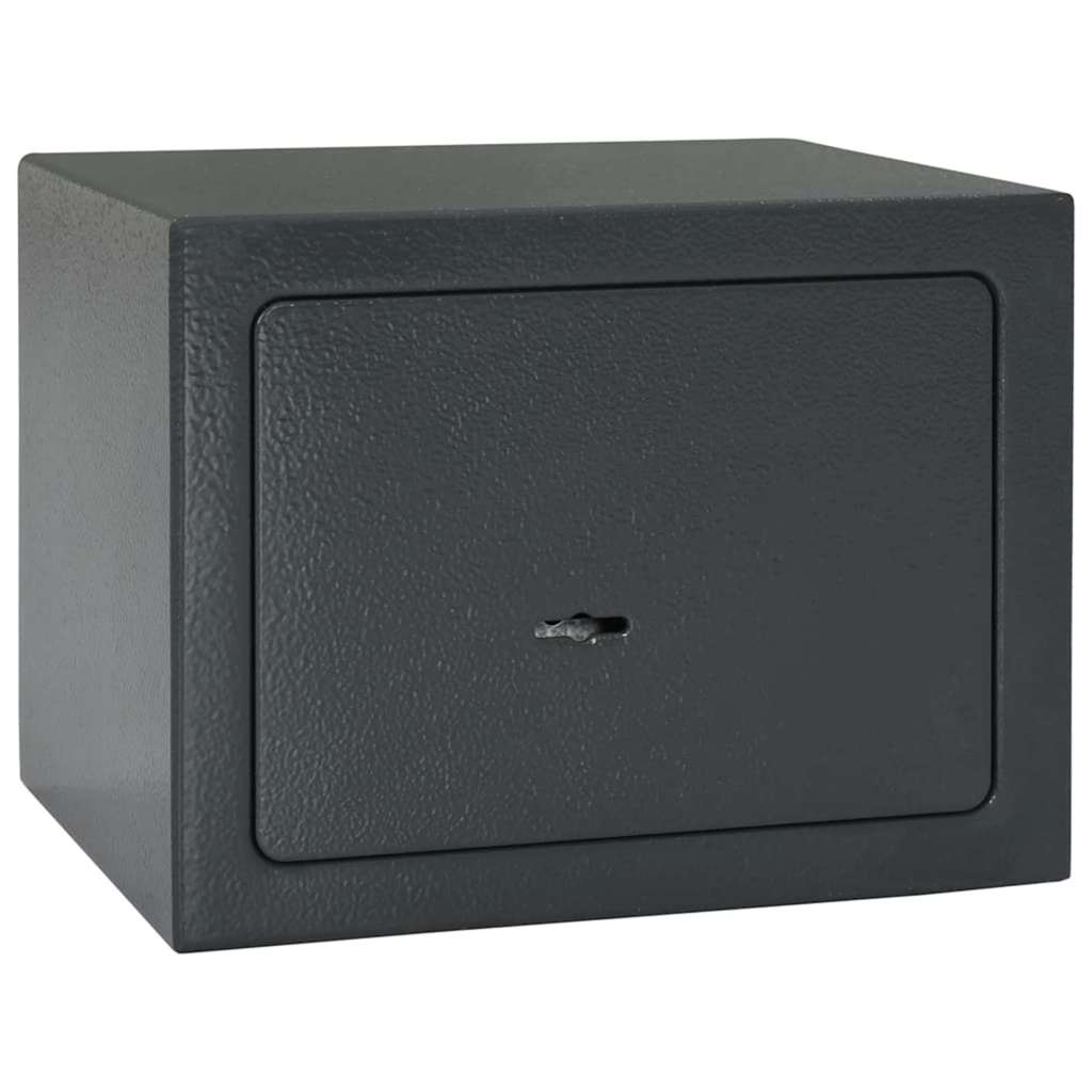 JUNG Vida Safe Box mit Schloss Dunkelgrau 23 x 17 x 17 cm Stahl