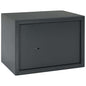 JUNG Vida Safe Box mit Schloss Dunkelgrau 35 x 25 x 25 cm Stahl