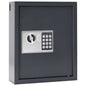 JUNG Vida Digitaler Safe mit Schloss Dunkelgrau 30 x 10 x 36,5 cm Stahl