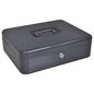 JUNG Vida Geldbox mit Schloss Dunkelgrau 30 x 24 x 9 cm Stahl