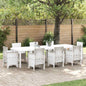 JUNG Vida Gartentisch Weiß 300 x 100 x 73 cm Poly-Rattan