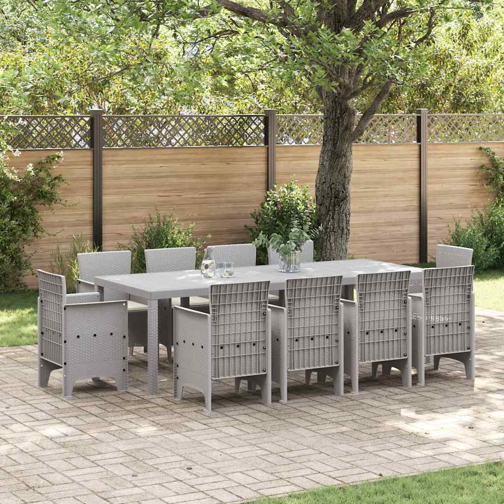 JUNG Vida Garten Essgruppe 11 pcs Hellgrau Polypropylen