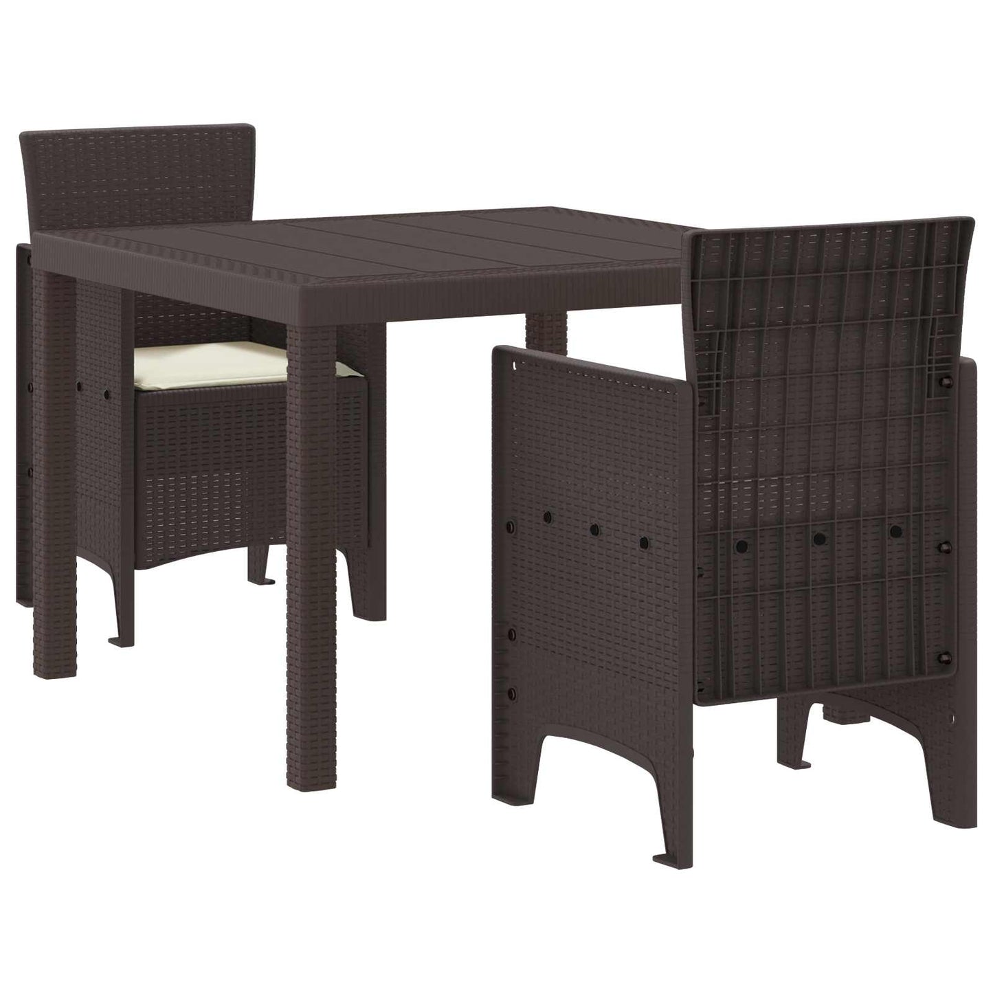 JUNG Vida Garten Essgruppe 3 pcs Braun Polypropylen