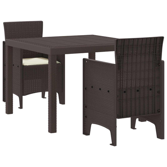 JUNG Vida Garten Essgruppe 3 pcs Braun Polypropylen