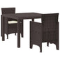 JUNG Vida Garten Essgruppe 3 pcs Braun Polypropylen