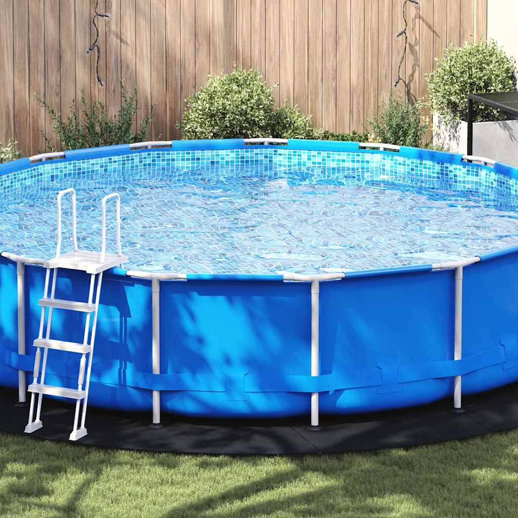 JUNG Vida Bodenfolie für Pools Schwarz Ø 550 cm Vliesstoff