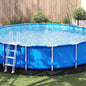 JUNG Vida Bodenfolie für Pools Schwarz Ø 550 cm Vliesstoff