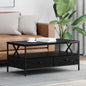 JUNG Vida Couchtisch Schwarze Eiche 100 x 51 x 45 cm Holzwerkstoff