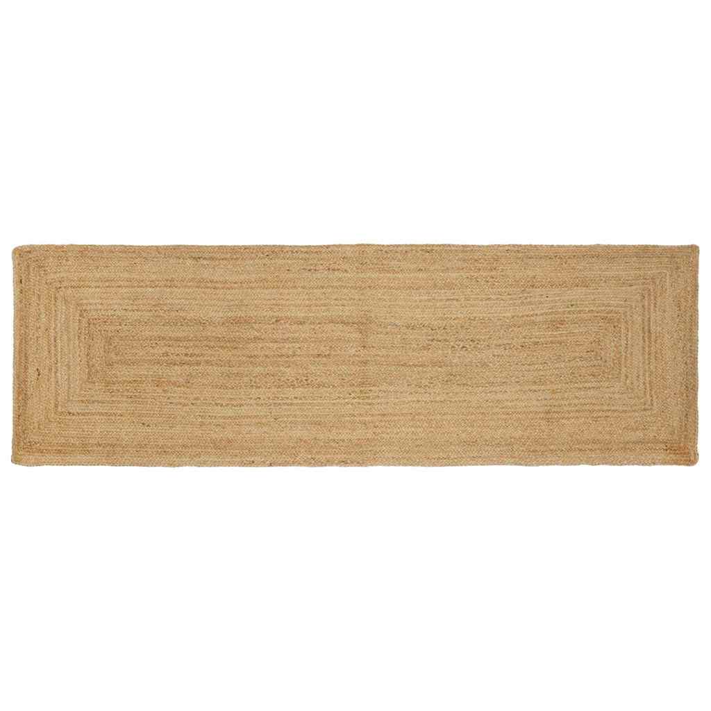 JUNG Vida Bereichsteppich Beige 80 x 250 cm Jute