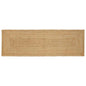 JUNG Vida Bereichsteppich Beige 80 x 250 cm Jute