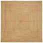 JUNG Vida Bereichsteppich Beige 200 x 200 cm Jute