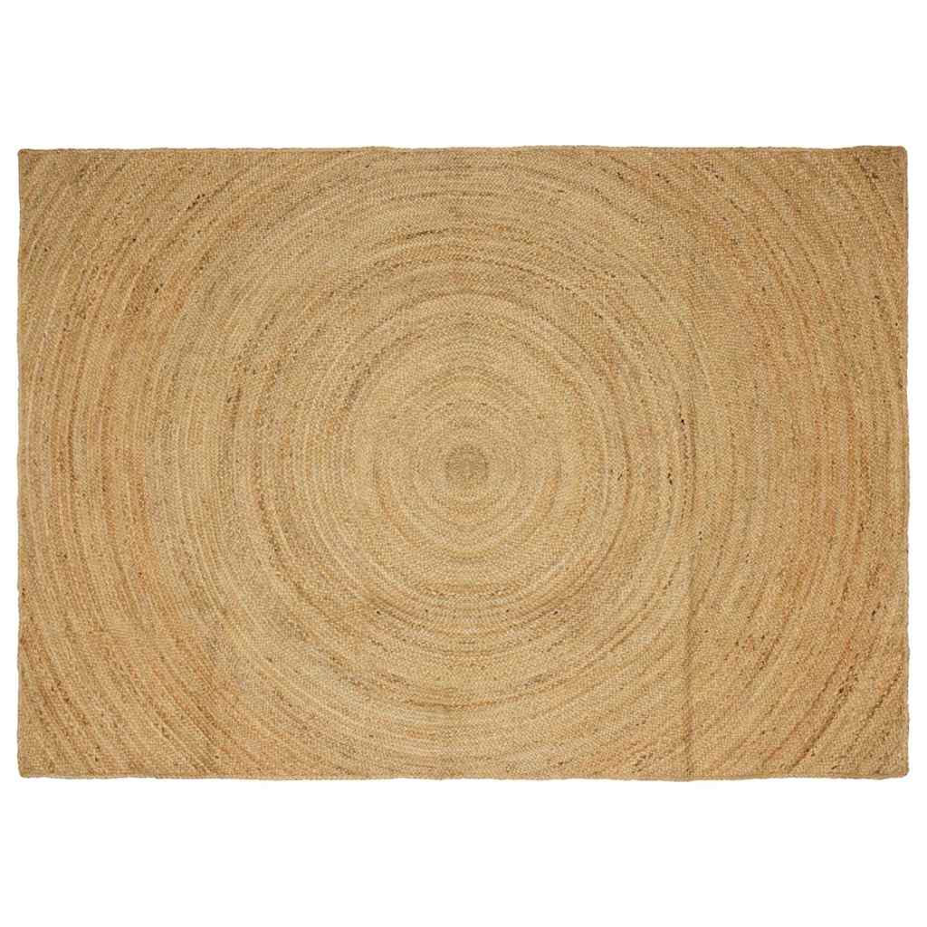 JUNG Vida Bereichsteppiche Rechtwinklig Braun 200 x 290 cm Jute