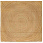 JUNG Vida Bereichsteppiche Quadratisch Braun 240 x 240 cm Jute
