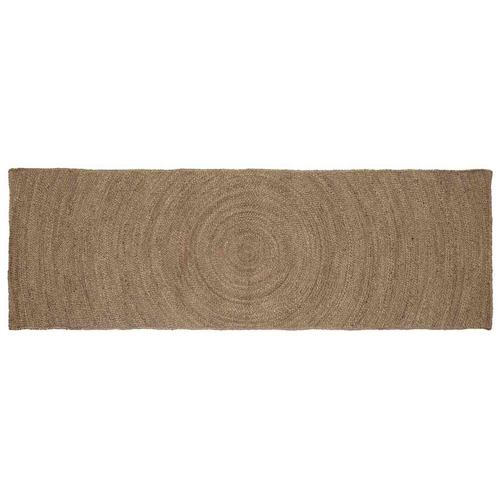JUNG Vida Bereichsteppiche Rechtwinklig Grau 60 x 200 cm Jute