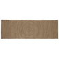 JUNG Vida Bereichsteppiche Rechtwinklig Grau 60 x 200 cm Jute