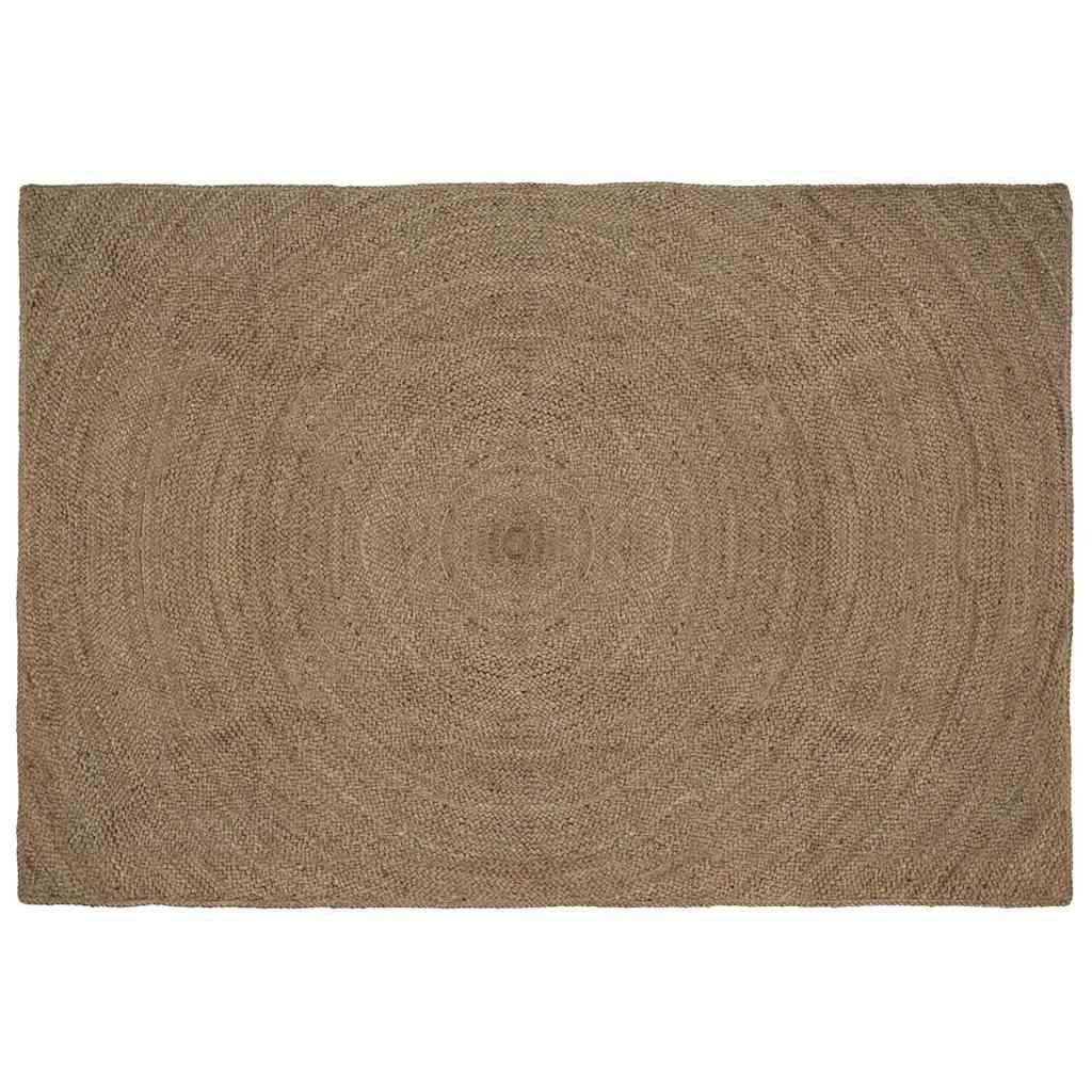 JUNG Vida Bereichsteppiche Rechtwinklig Grau 240 x 340 cm Jute
