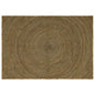 JUNG Vida Teppich Natürlich und Schwarz 240 x 340 cm Jute