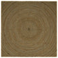JUNG Vida Teppich Natürlich und Schwarz 300 x 300 cm Jute