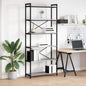 JUNG Vida Bücherregal Grau Sonoma 40 x 30 x 85 cm Holzwerkstoff
