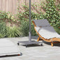 JUNG Vida Sonnenschirmständer Dunkelgraue Holzoptik 45 x 45 x 31,5 cm