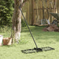 JUNG Vida Gartenrechen Schwarz 75 x 25 x 200 cm Pulverbeschichteter Stahl