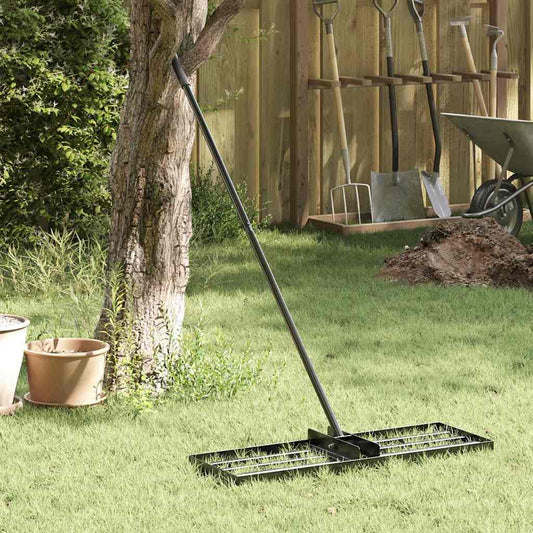 JUNG Vida Ersatzkopf für Gartenrechen Schwarz Pulverbeschichteter Stahl